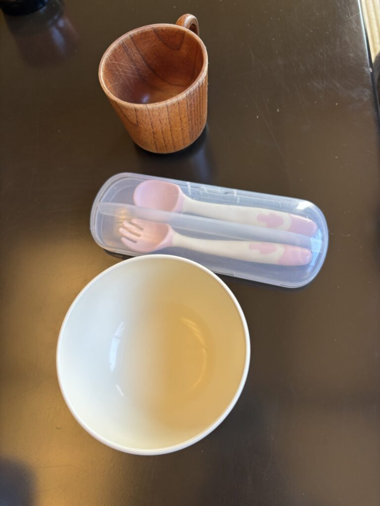 ベビーカトラリーの貸し出し（嵐渓荘）