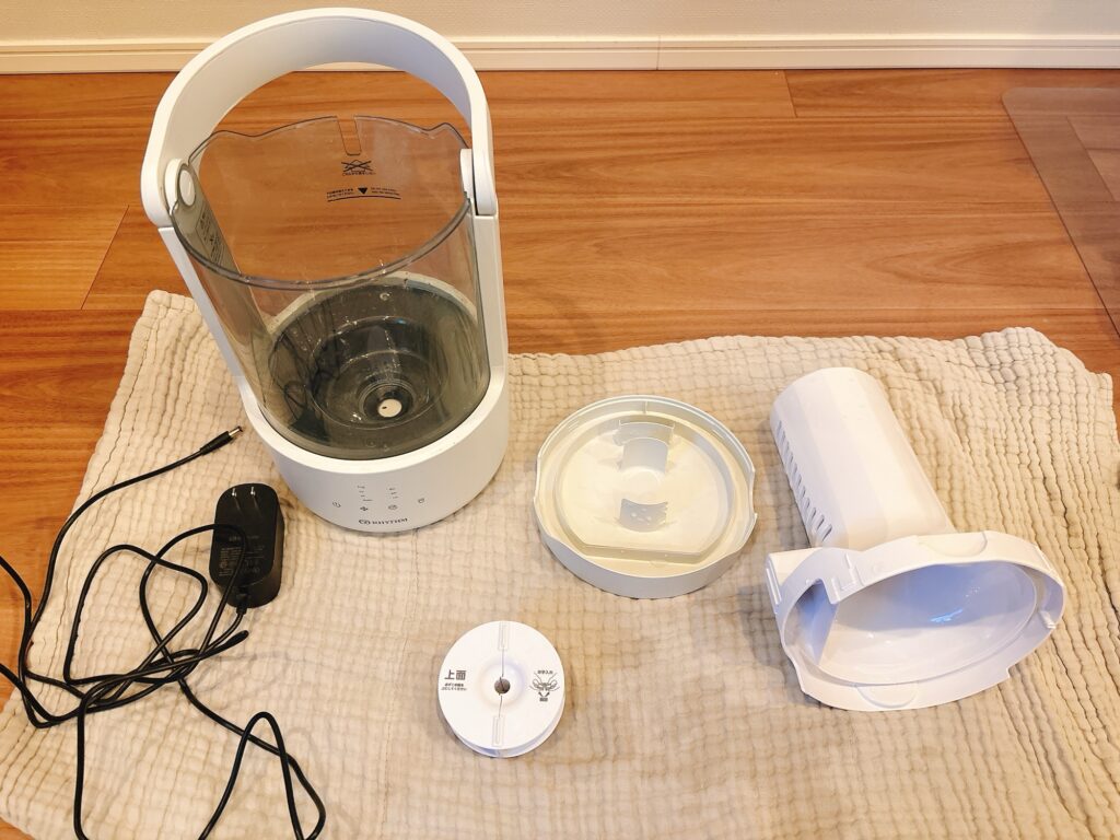 RHYTHMプールレス加湿器MIST250（小サイズ）のパーツ