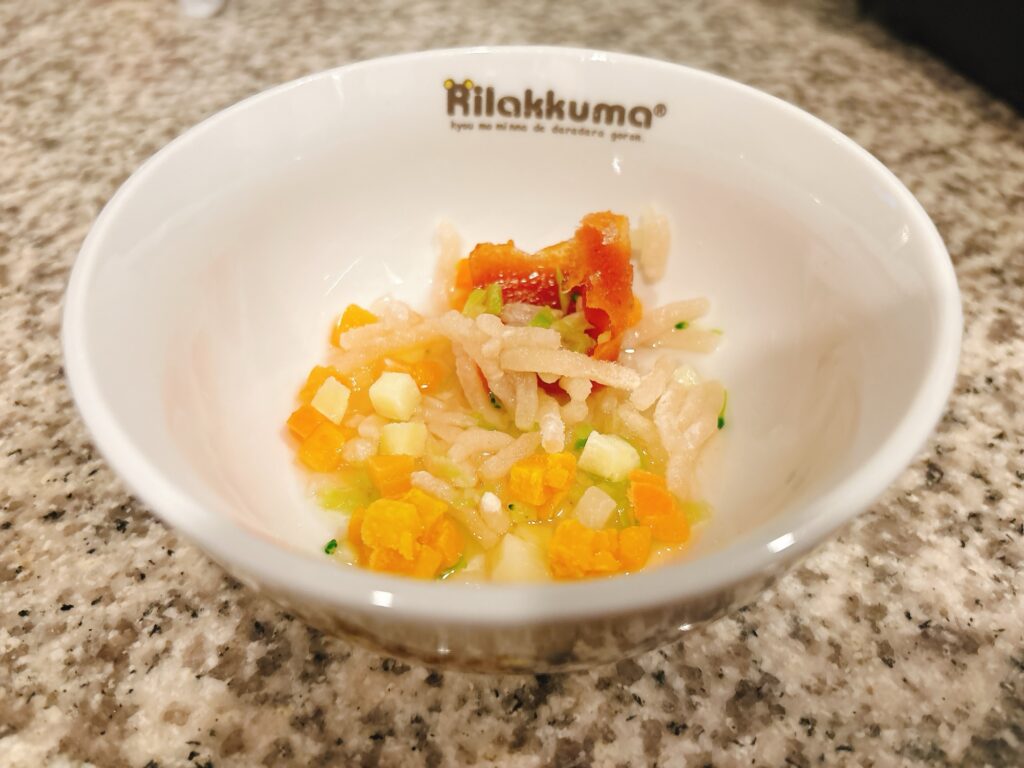 赤キューブ＋ミックスベジタブル＋ちっちゃカット鶏肉