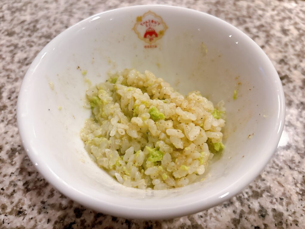 裏ごし枝豆としらす干し