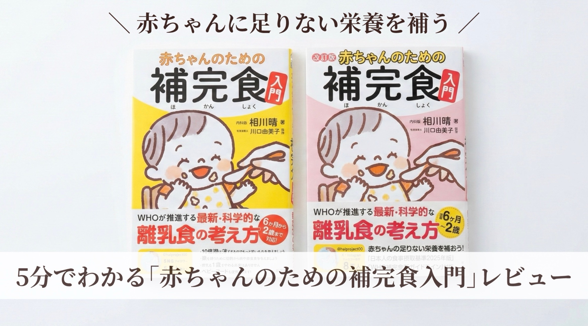 5分でわかる『赤ちゃんのための補完食入門』レビュー