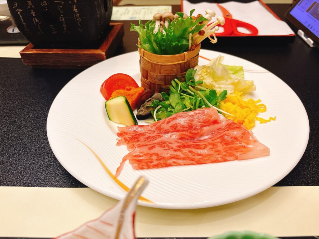 新発田牛と高原野菜（月岡温泉 白玉の湯 泉慶）